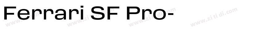 Ferrari SF Pro字体转换